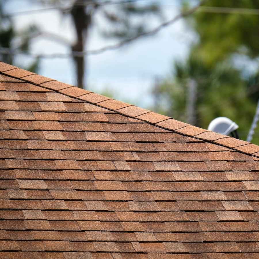New shingle roofing being installed on a luxury Hidden Hills home.