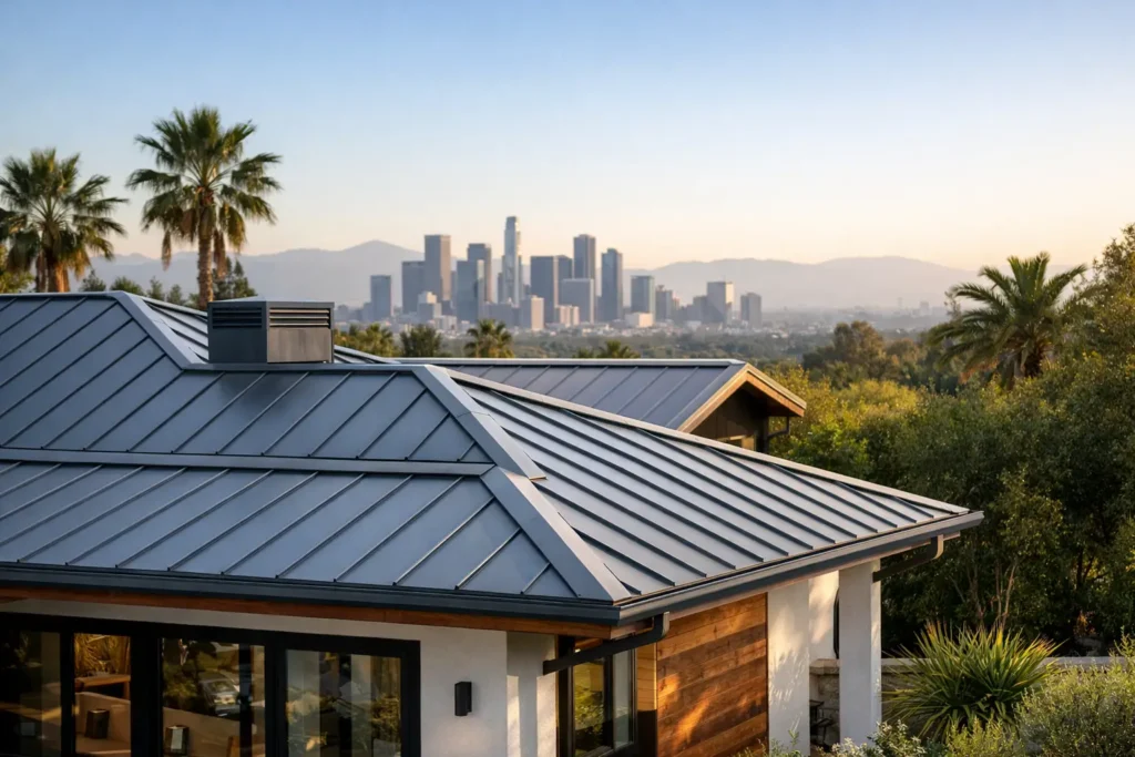 Benefits of Metal Roofing for LA Homes