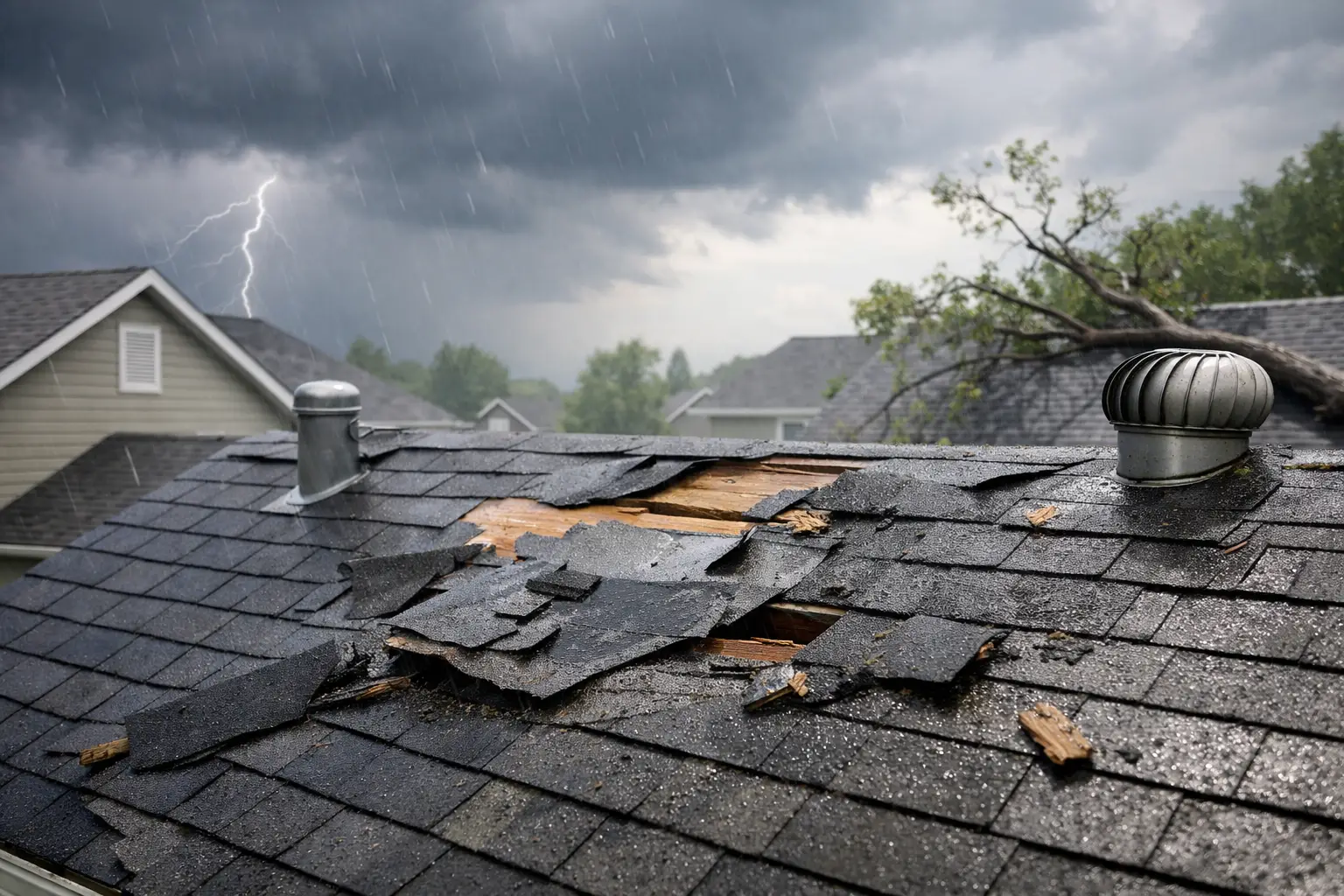 10 Roof Storm Damage Signs to Catch Early