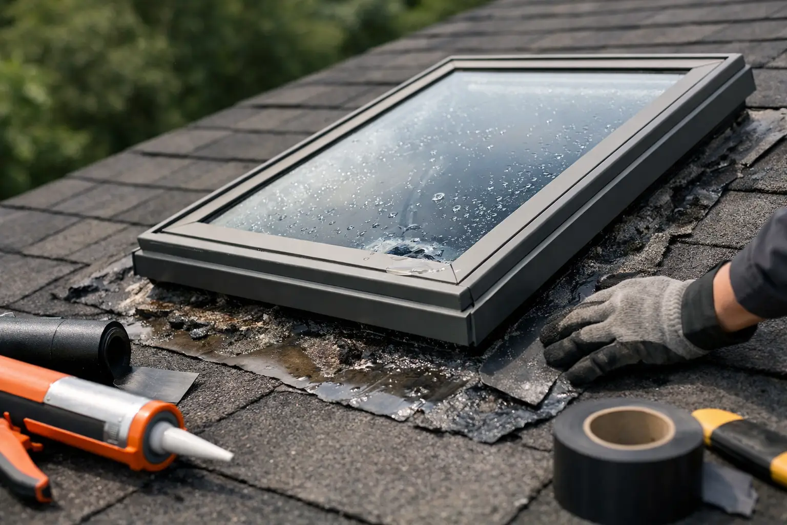 Skylight Leak Repair Options That Last