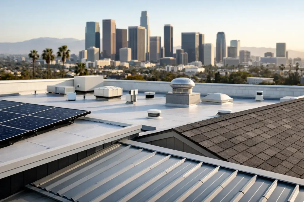 Commercial Roofing Material Guide for Los Angeles