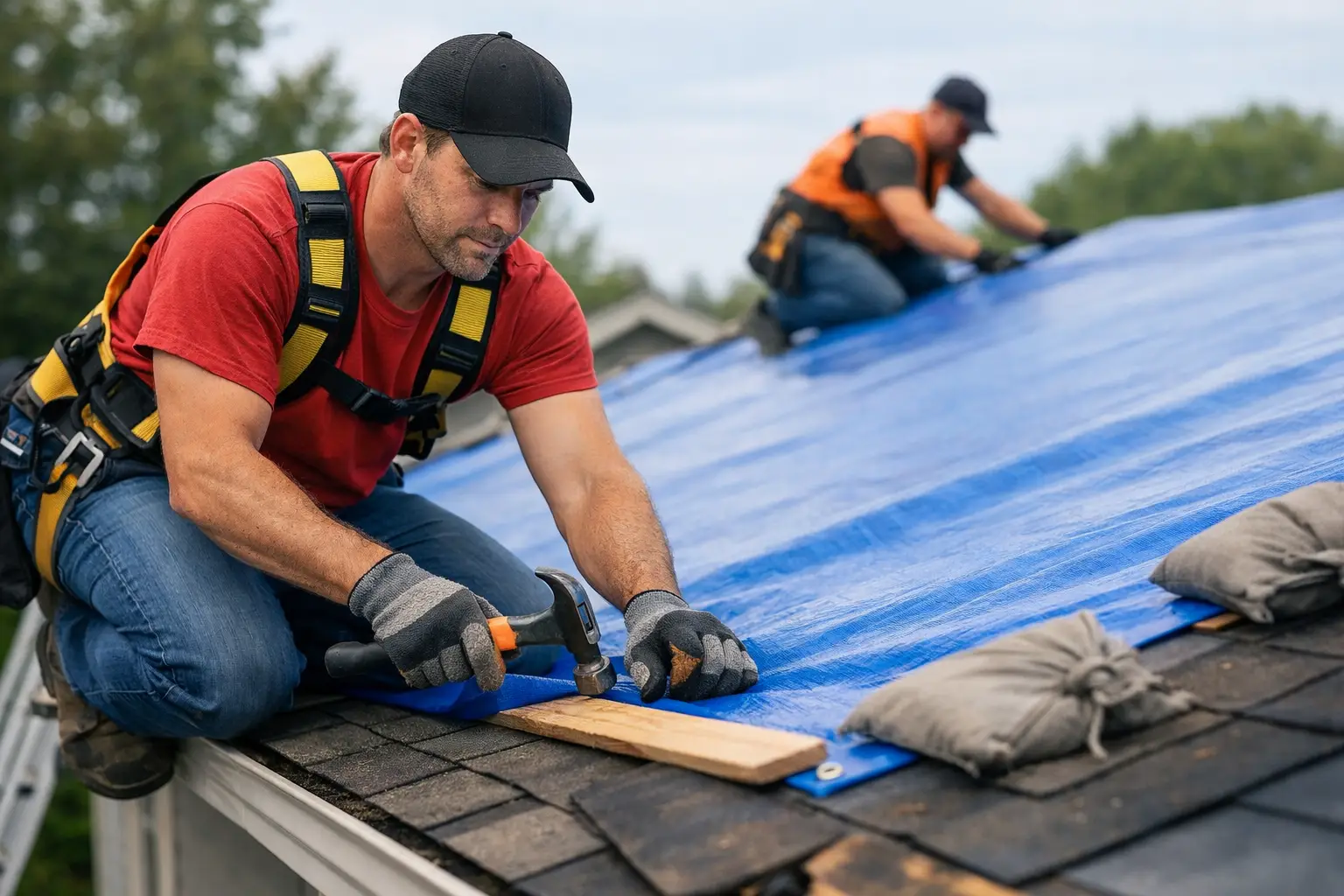 Emergency Roof Tarp Installation Steps