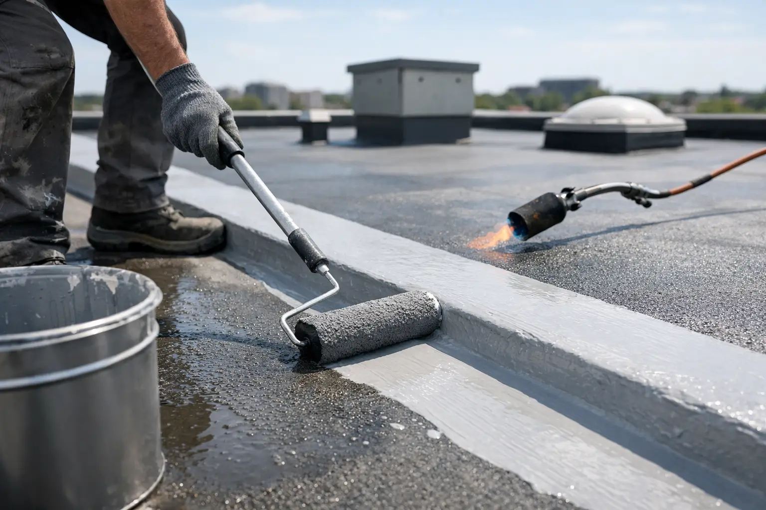 Flat Roof Waterproofing System Guide