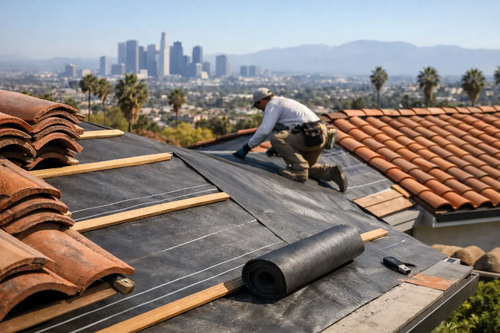 Tile Roof Underlayment Guide for Los Angeles Homes