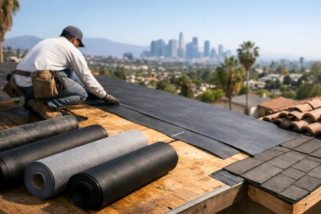 How to Choose Roof Underlayment for LA Homes