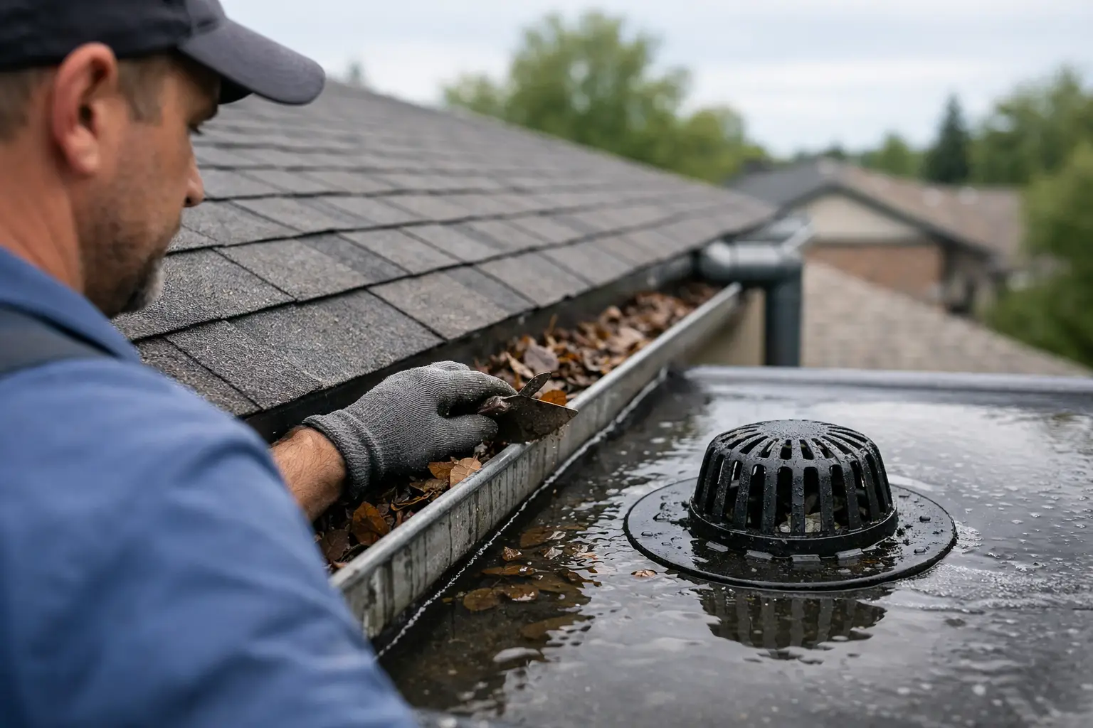 How to Improve Roof Drainage Before Leaks Start