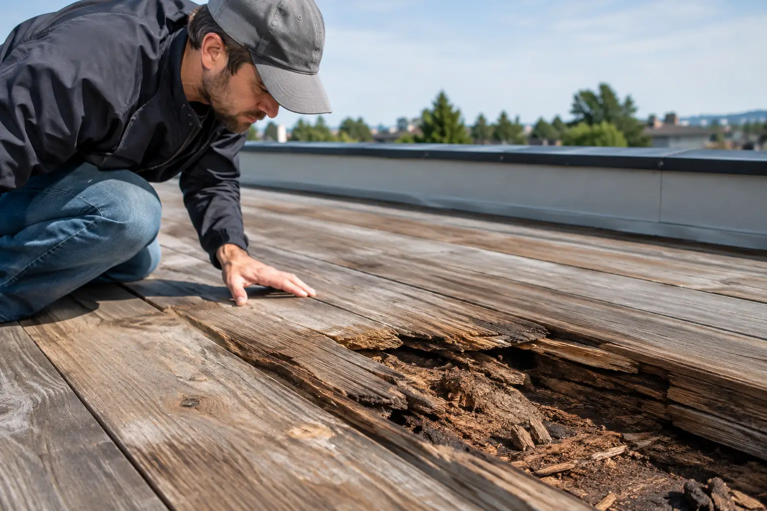 Roof Deck Rot Warning Signs You Shouldn’t Ignore